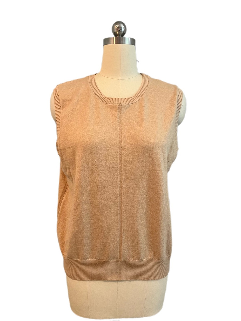 Carlisle Camel Merino Wool / Cotton Sweater Vest - NWT